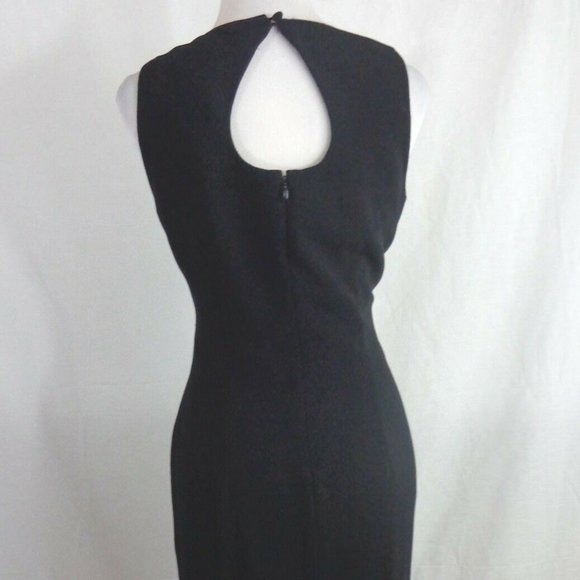 Liz Claiborne NIGHT Black Beaded sz 8 - Picture 5 of 7